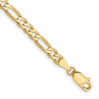 10K 4mm Flat Figaro Chain-10FG100-9