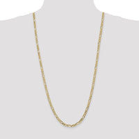 10K 4.75mm Flat Figaro Chain-10FG120-30