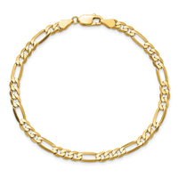 10K 4.75mm Flat Figaro Chain-10FG120-7
