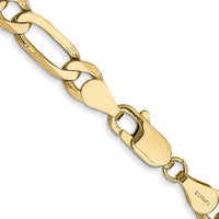 10K 5.25mm Flat Figaro Chain-10FG140-26