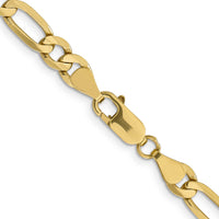 10K 6.25mm Flat Figaro Chain-10FG160-20