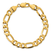 10K 8.75mm Flat Figaro Chain-10FG220-9