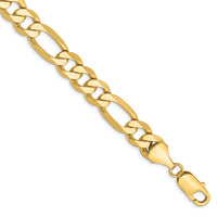 10K 8.75mm Flat Figaro Chain-10FG220-9