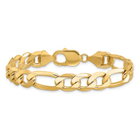 10K 10mm Flat Figaro Chain-10FG250-9
