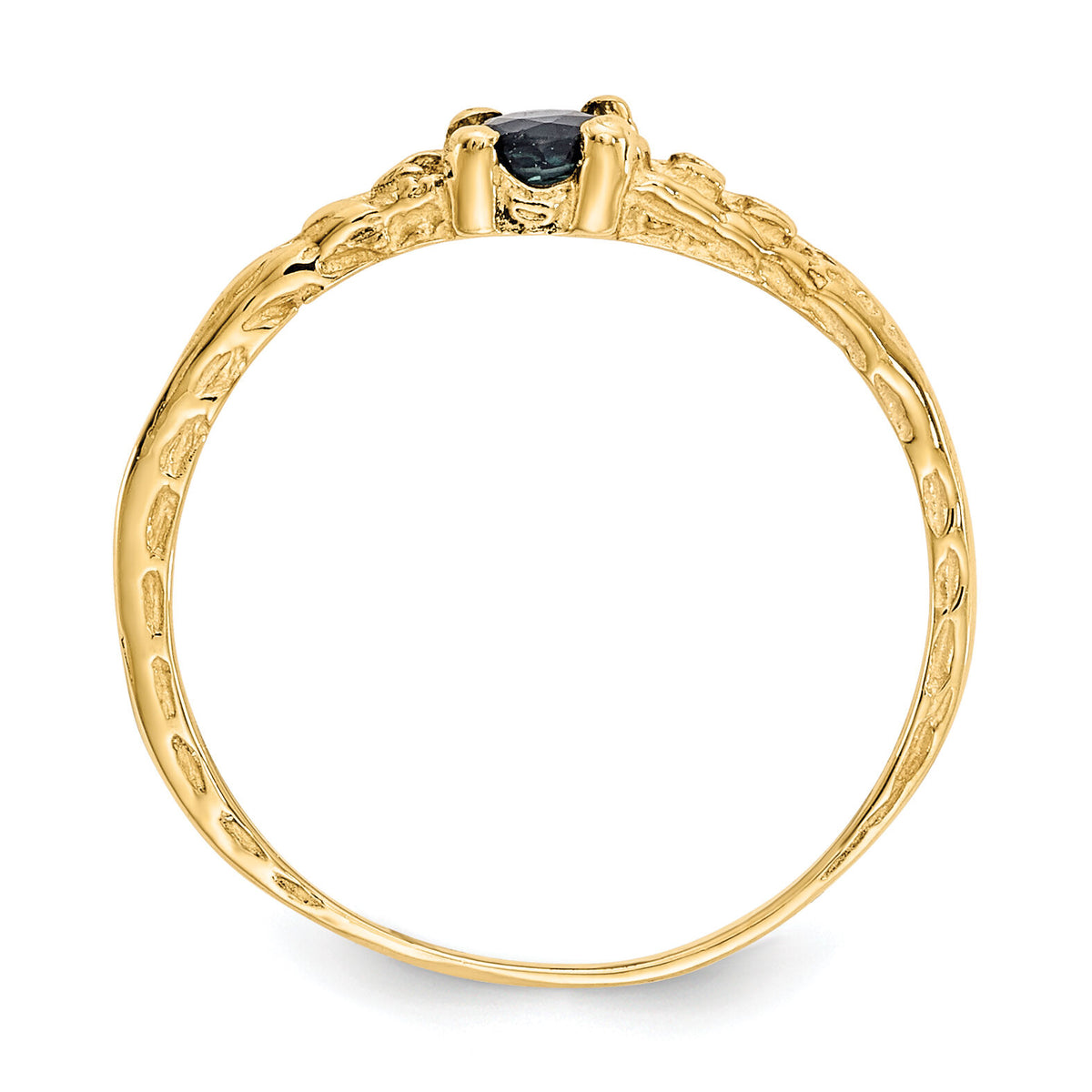 10k Madi K 3mm Sapphire Birthstone Baby Ring-10GK132