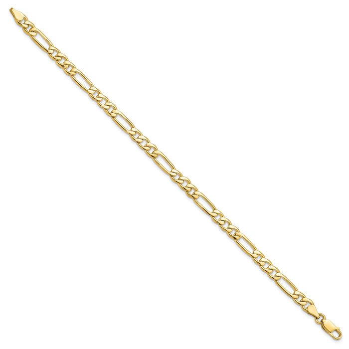 10k 5.25mm Fancy Polished Link Bracelet-10GL1-8