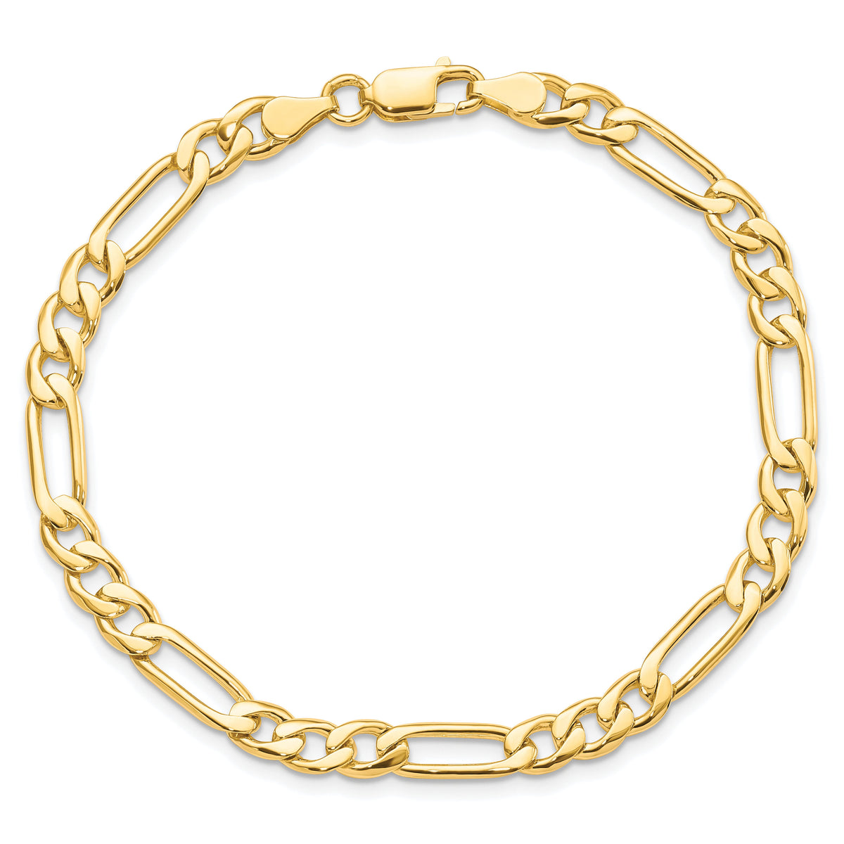 10k 5.25mm Fancy Polished Link Bracelet-10GL1-8