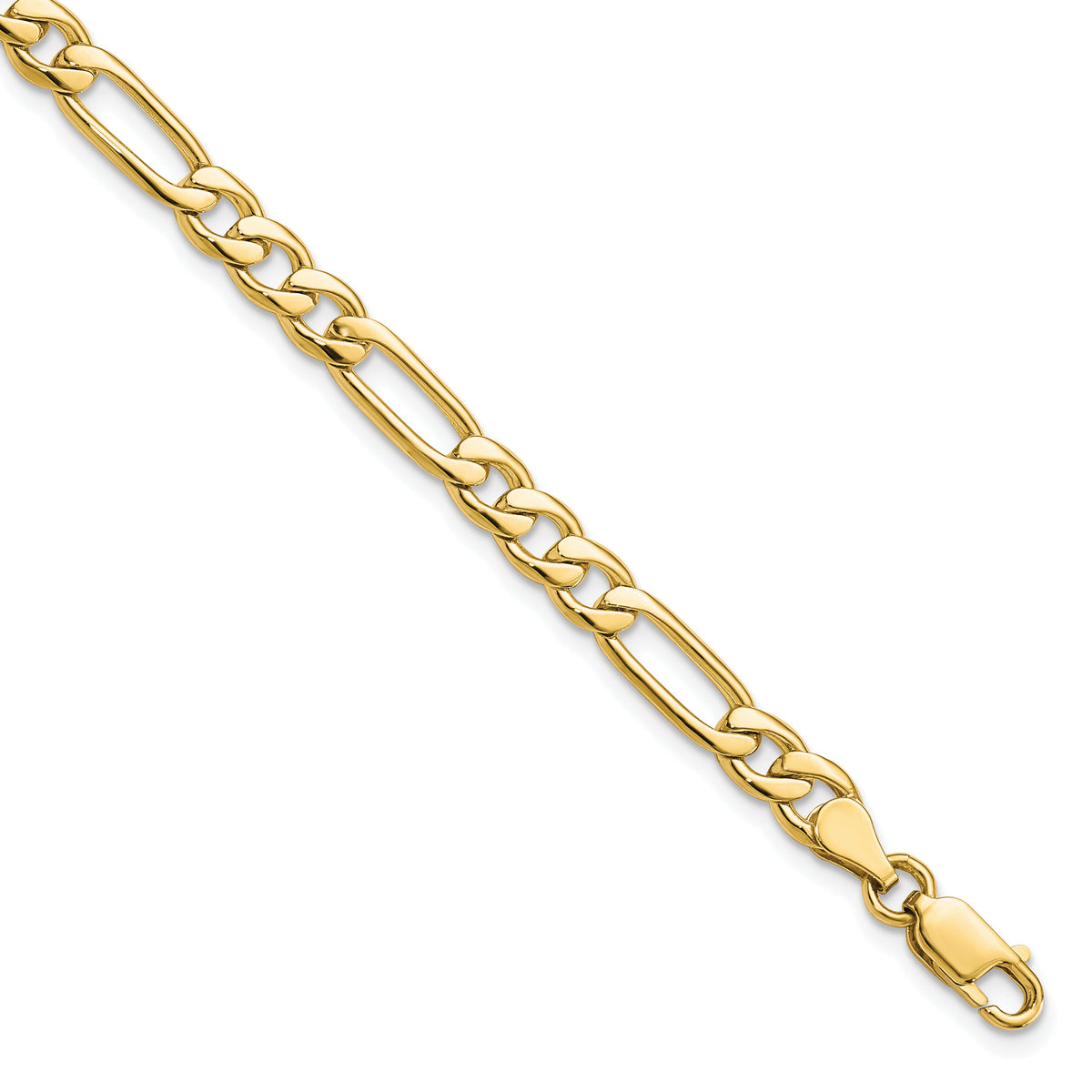 10k 5.25mm Fancy Polished Link Bracelet-10GL1-8