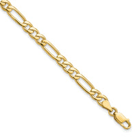 10k 5.25mm Fancy Polished Link Bracelet-10GL1-8