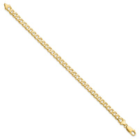 10k 5.8mm Hand-polished Fancy Link Bracelet-10GL10-8