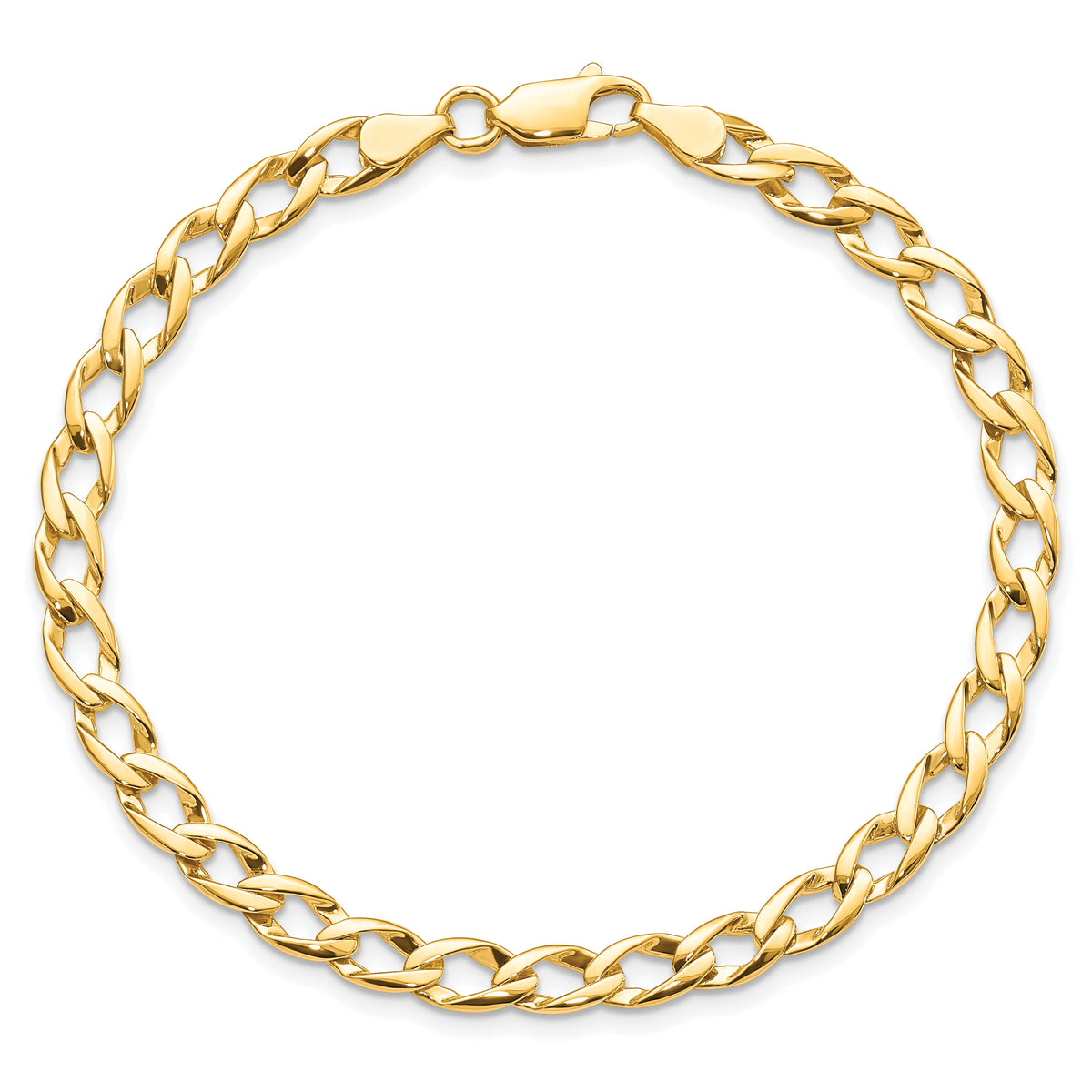 10k Fancy Link Bracelet-10GL4-8