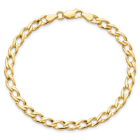 10k Fancy Link Bracelet-10GL4-8