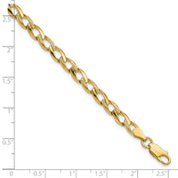 10k Fancy Link Bracelet-10GL4-8