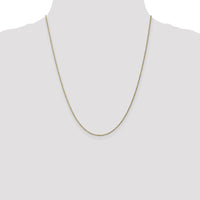 10k 1.15mm Diamond Cut Machine Made Rope Chain-10K010-22