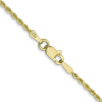 10k 1.5mm Diamond-cut Rope Chain-10K012-26