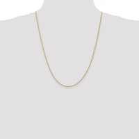 10k 1.5mm Diamond-cut Rope Chain-10K012-24
