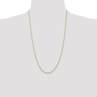 10k 1.5mm Diamond-cut Rope Chain-10K012-26
