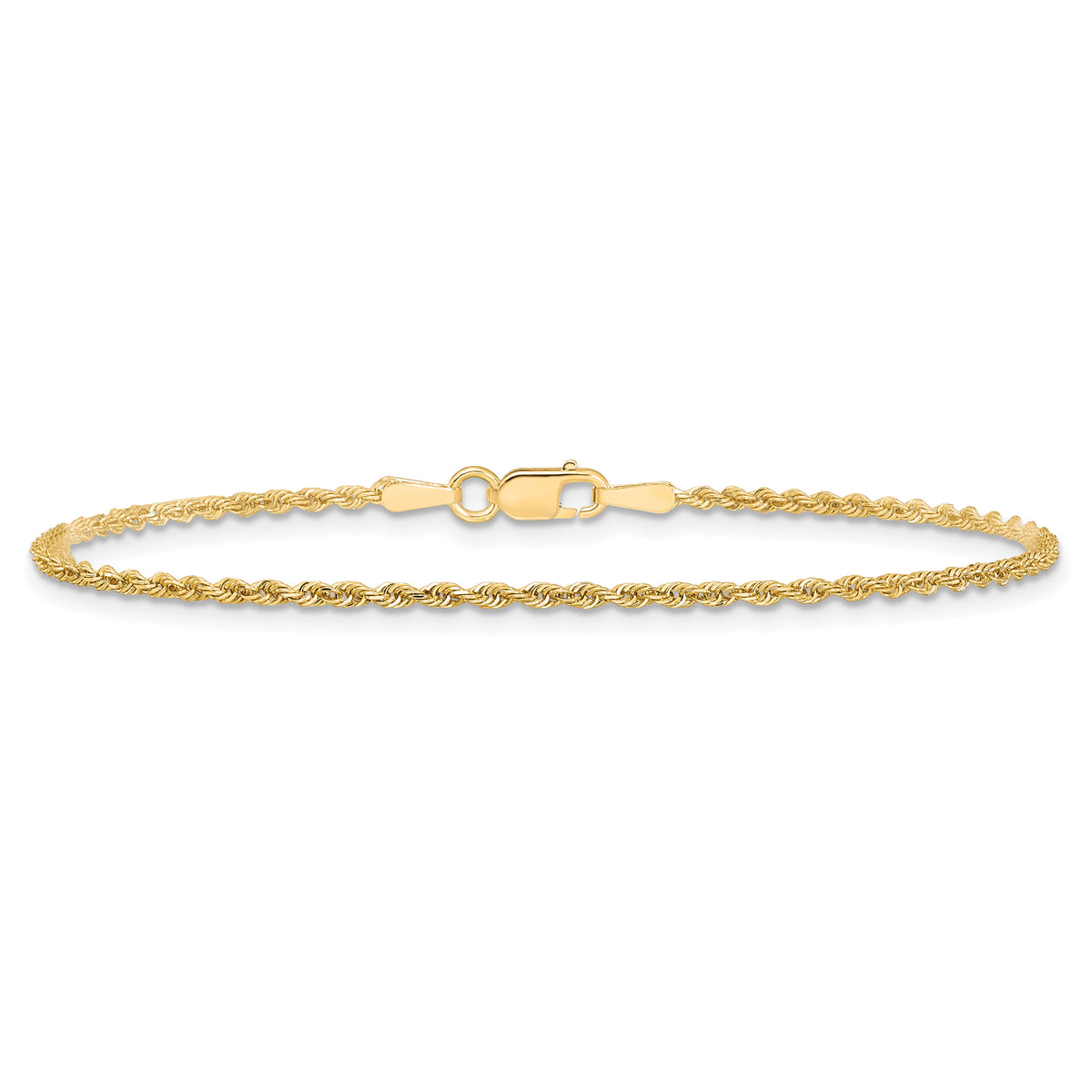 10k 1.5mm Diamond-cut Rope Chain-10K012-8