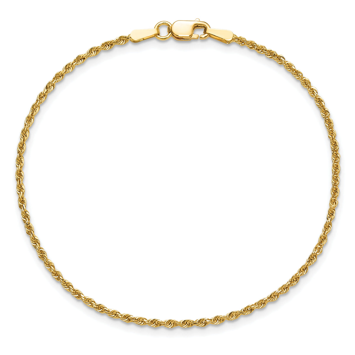 10k 1.5mm Diamond-cut Rope Chain-10K012-8