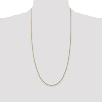 10k 1.50mm Regular Rope Chain-10K012S-28