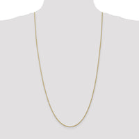 10k 1.50mm Regular Rope Chain-10K012S-30