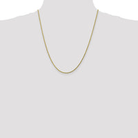 10k 1.75m Diamond-cut Rope Chain-10K014-22