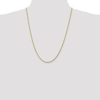10k 1.75mm Diamond-cut Rope Chain-10K014-24