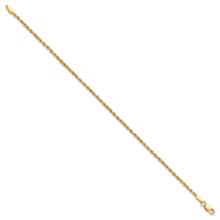 10k 1.75mm Diamond-cut Rope Chain-10K014-7