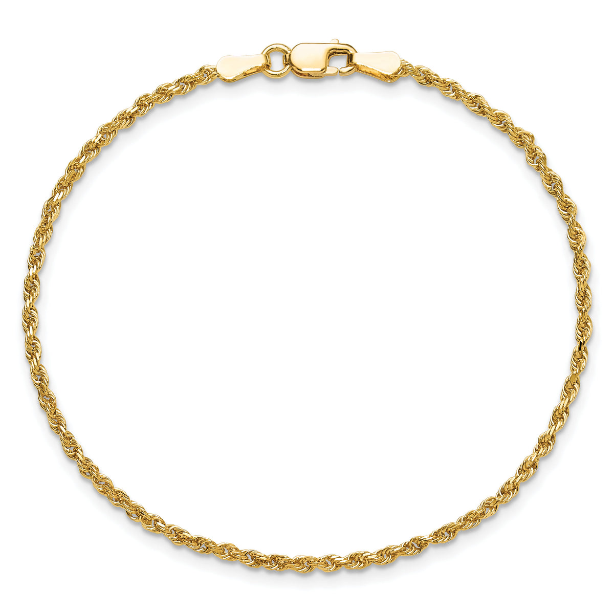 10k 1.75mm Diamond-cut Rope Chain-10K014-7