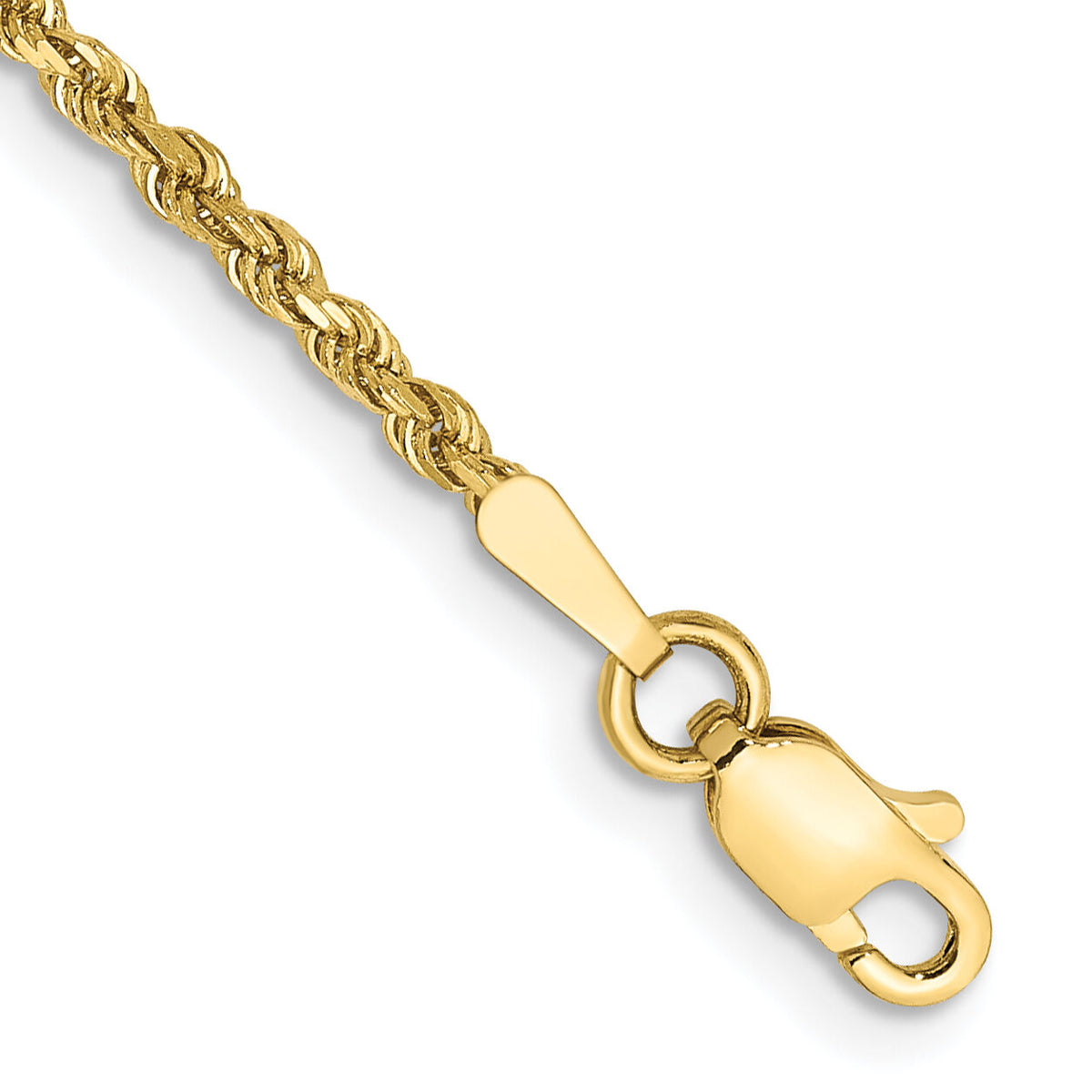 10k 1.75mm Diamond-cut Rope Chain-10K014-7