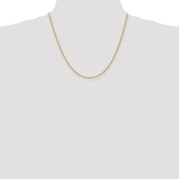 10k 2mm Regular Rope Chain-10K014S-20