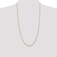 10k 2mm Regular Rope Chain-10K014S-28