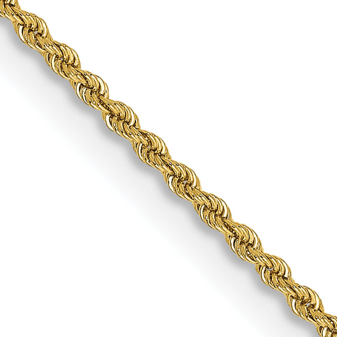10k 2mm Regular Rope Chain-10K014S-24