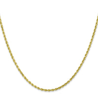 10k 2mm Diamond-cut Rope Chain-10K016-26