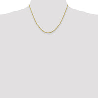10k 2mm Diamond-cut Rope Chain-10K016-18