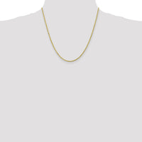 10k 2mm Diamond-cut Rope Chain-10K016-20