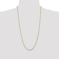 10k 2mm Diamond-cut Rope Chain-10K016-28