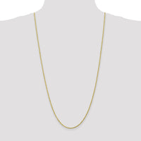 10k 2mm Diamond-cut Rope Chain-10K016-30