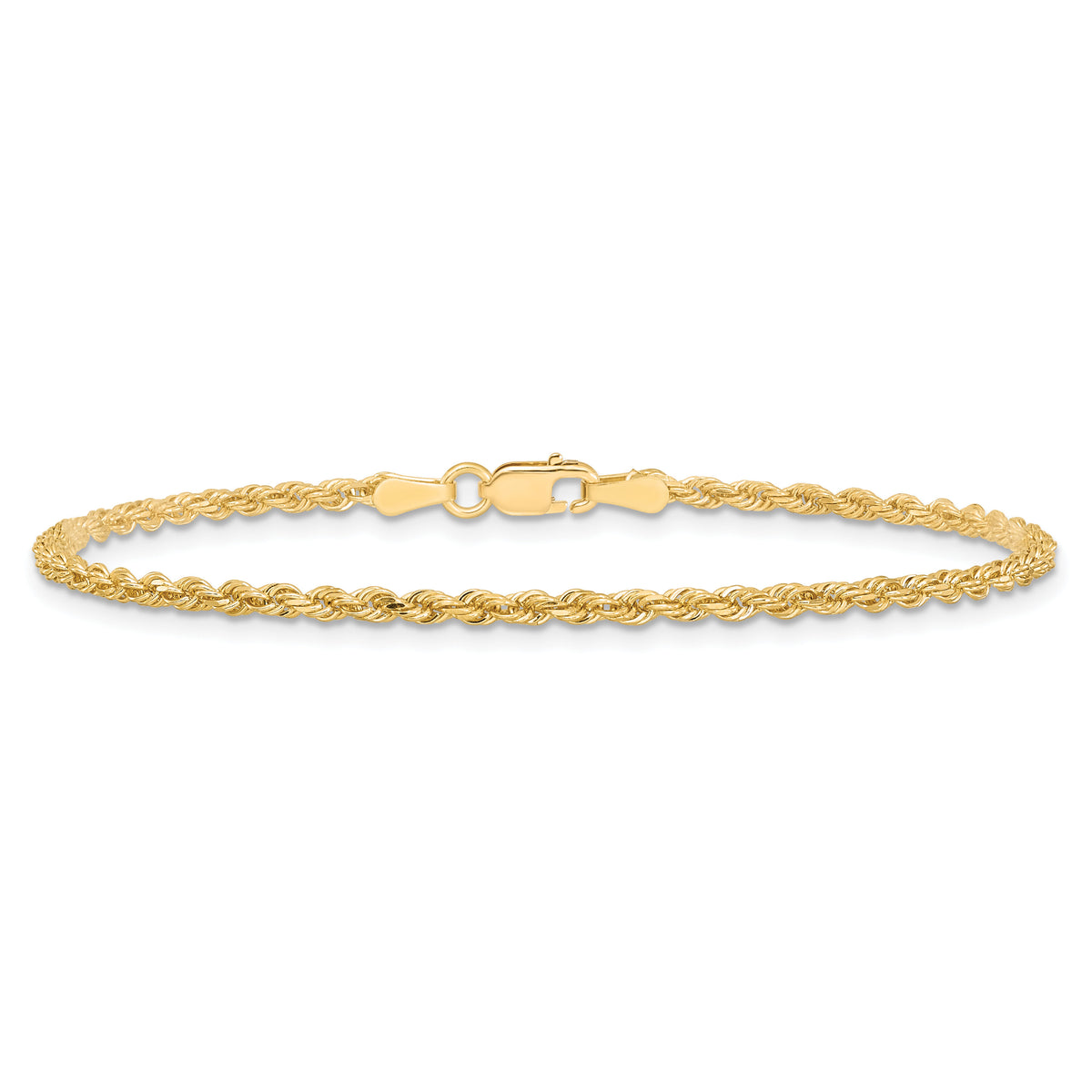 10k 2mm Diamond-cut Rope Chain-10K016-8