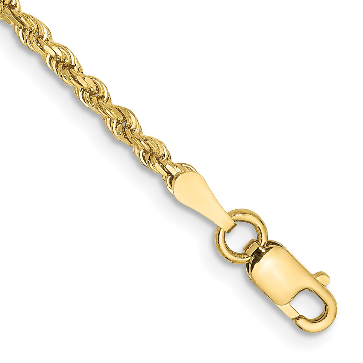 10k 2mm Diamond-cut Rope Chain-10K016-8