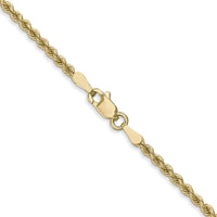 10k 2.25mm Regular Rope Chain-10K016S-20