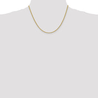10k 2.25mm Regular Rope Chain-10K016S-18