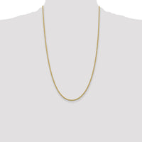 10k 2.25mm Regular Rope Chain-10K016S-26