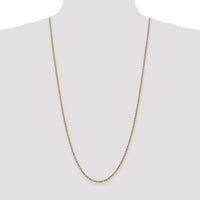 10k 2.25mm Diamond-cut Rope Chain-10K018-30
