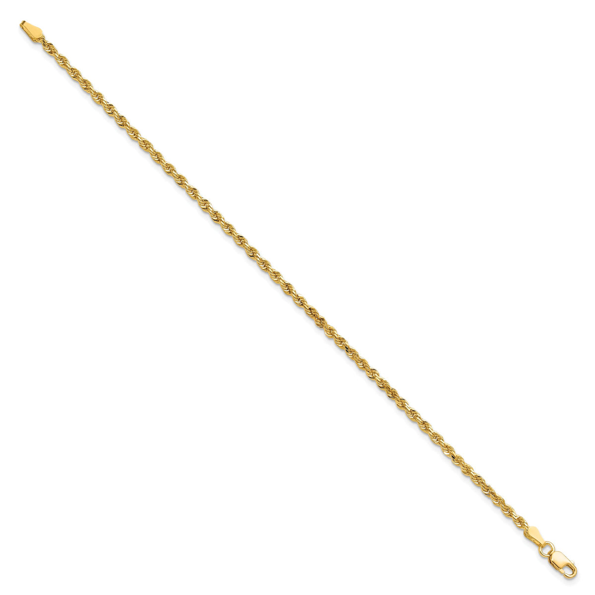 10k 2.25mm Diamond-cut Rope Chain-10K018-8