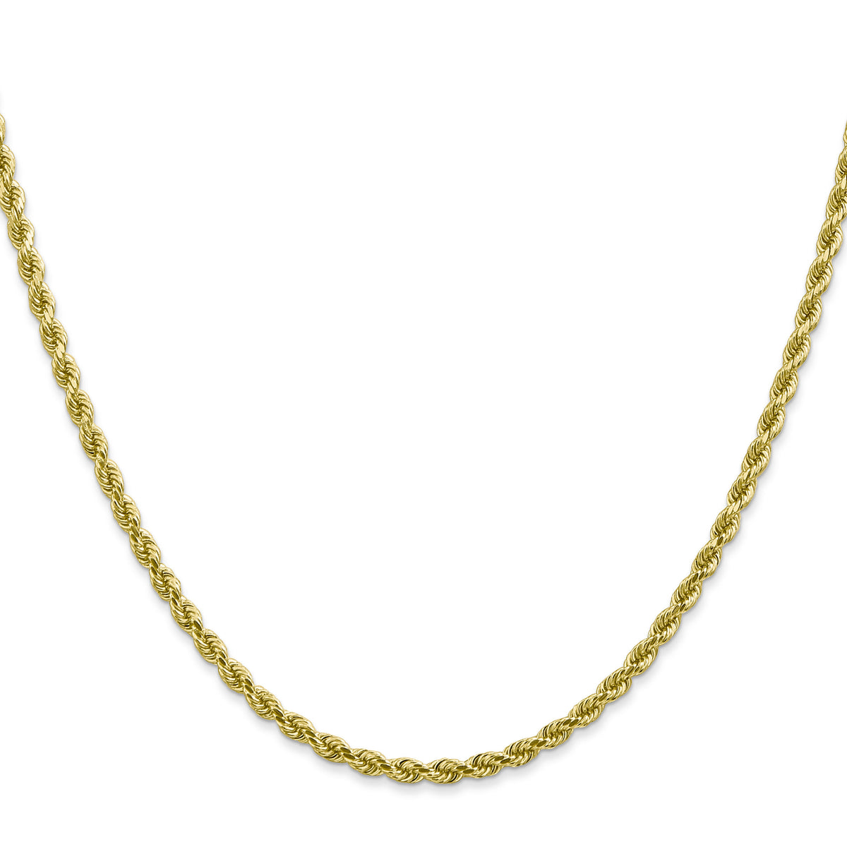 10k 2.75mm Diamond-cut Rope Chain-10K021-28