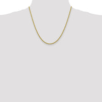 10k 2.75mm Diamond-cut Rope Chain-10K021-20