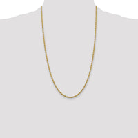 10k 2.75mm Diamond-cut Rope Chain-10K021-28