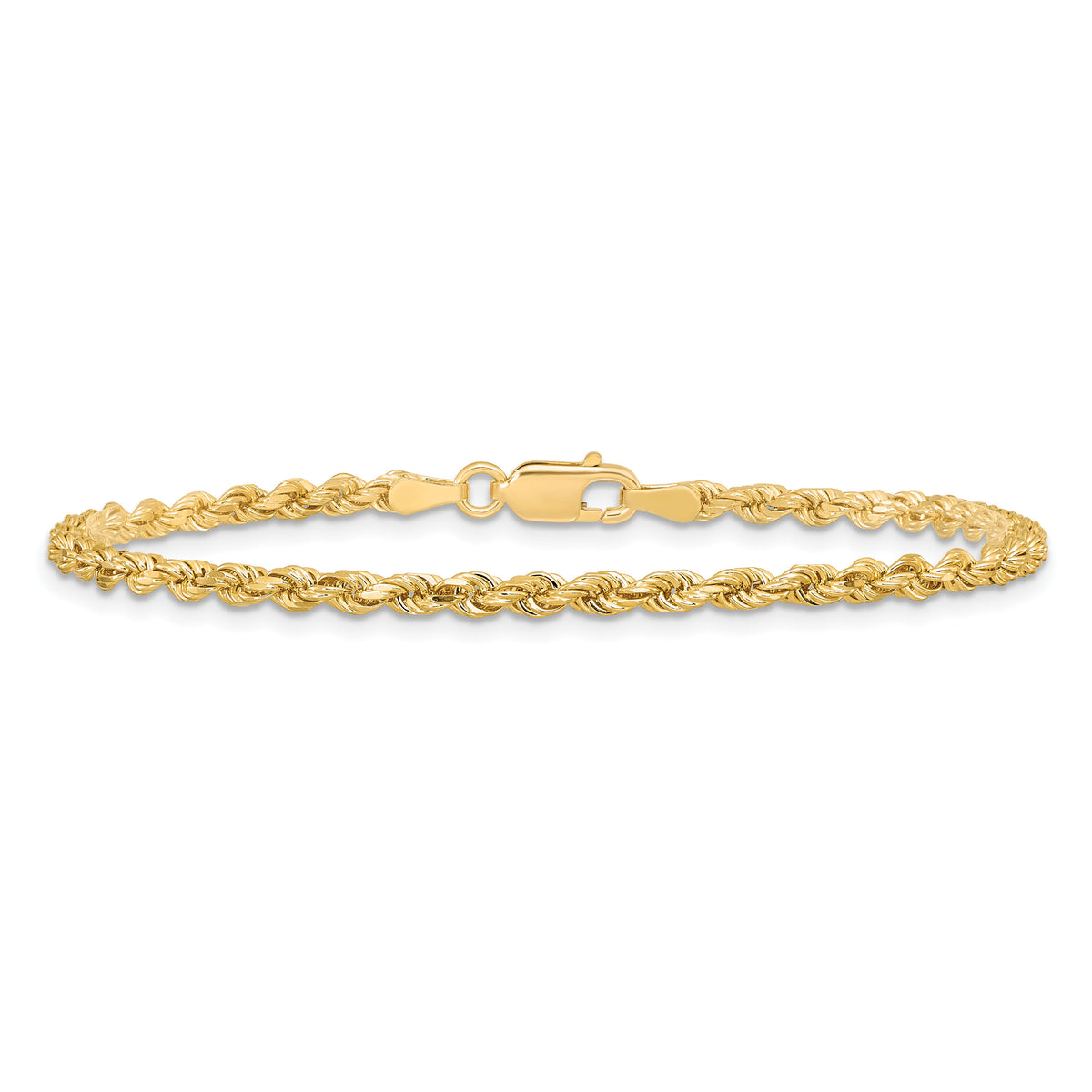 10k 2.75mm Diamond-cut Rope Chain-10K021-7