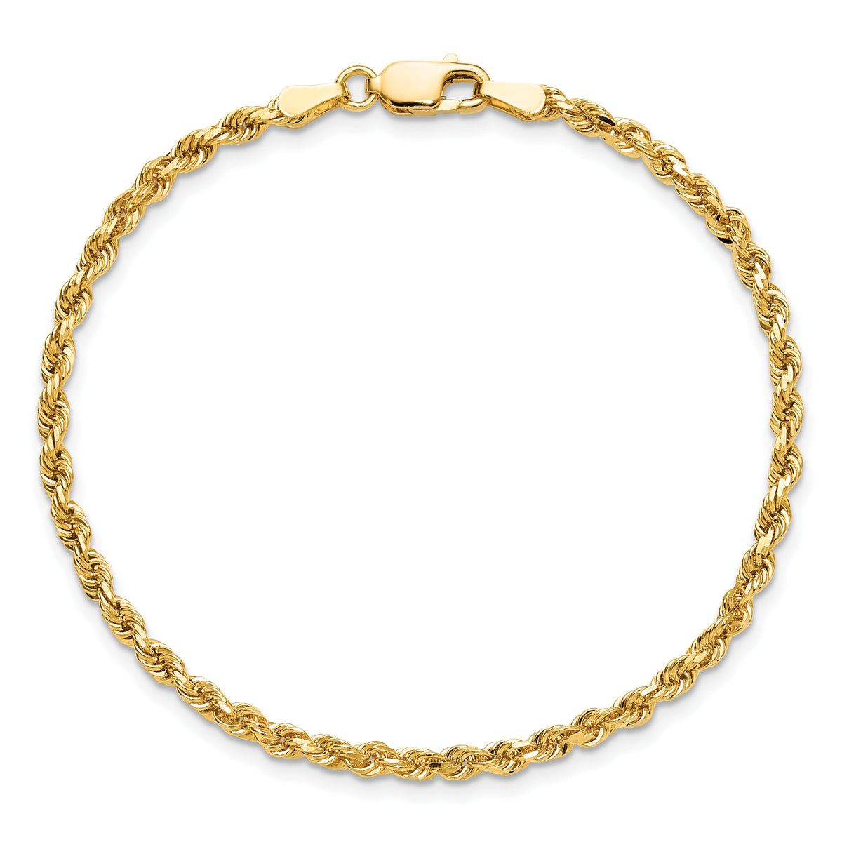 10k 2.75mm Diamond-cut Rope Chain-10K021-9